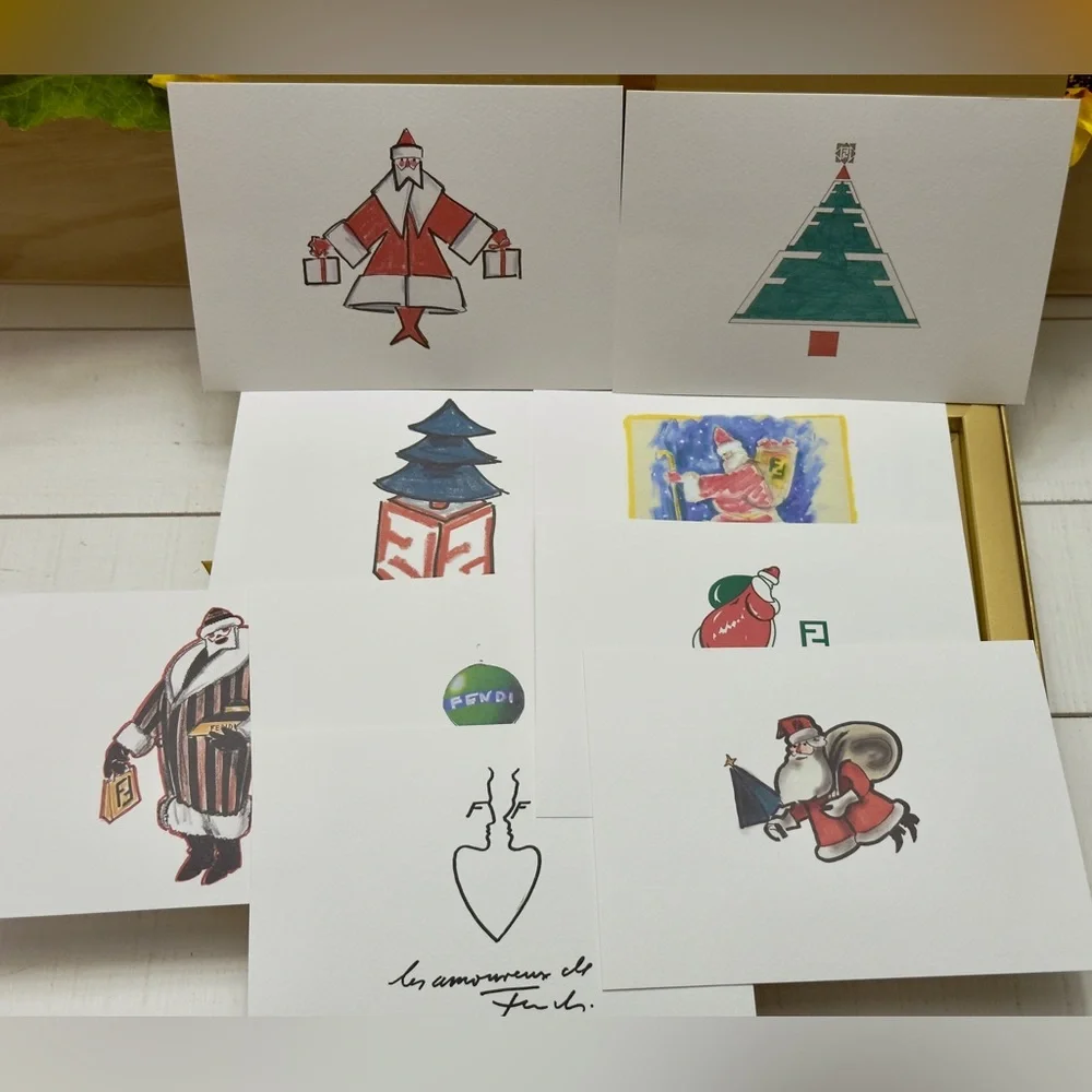 Fendi Holidays Cards & Wax Stamp Gift Set